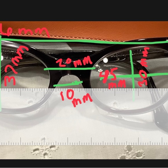 1950-1960 black/grey celluloid womans bifocals - Picture 9 of 10